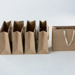 brown paper shopping bags for composting