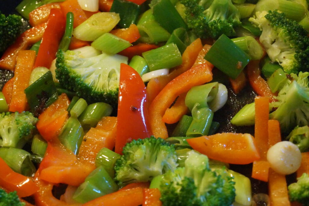 sliced carrots and green cooked vegetables - can you compost cooked vegetables