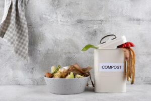 compost and bin to make compost tea