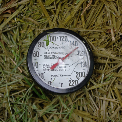 compost thermometer used for measuring compost temperature